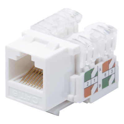 Módulo Jack Keystone / Cat6 / Clase E / Terminación 110 Punchdown /