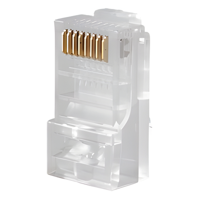 Conector RJ45 / Cat6 / UTP / Sin Blindaje / Interior / Paquete 100 Pie