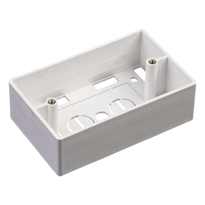 Caja de Pared Universal / 6 Puertos / 70x115x36 mm / UL 94V-0 / ANSI/T