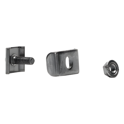 Kit de unión para charola / Clema mediana / Tornillo encastrado / Aca