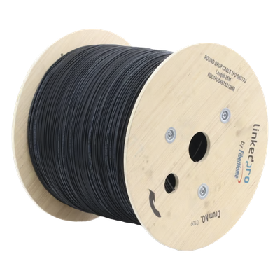 Carrete de Fibra Óptica Aérea Drop / G.657A2 / Monomodo 1 Hilo / For