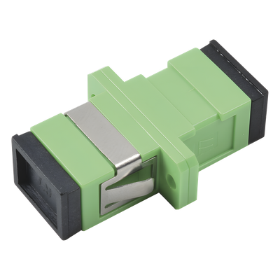 Acoplador de Fibra Óptica / SC/APC a SC/APC / Monomodo / Simplex / In