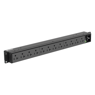 PDU Básico para Rack / 12 Contactos NEMA 5-20R / Entrada NEMA 5-20P /