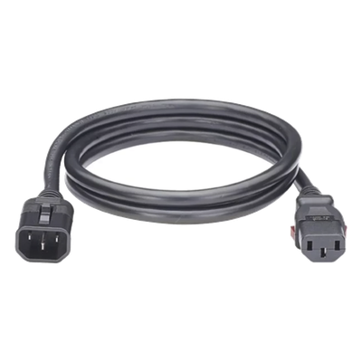 Cable de Alimentación con Bloqueo de Seguridad / IEC C13 a C14 / 1.8