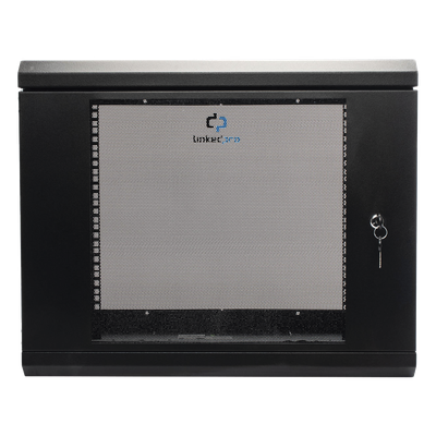 Gabinete de Pared 9U / Cristal Templado / 455 mm Profundidad (1.49 pie