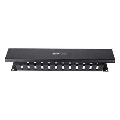 Organizador de Cables Horizontal / 2U para Rack 19" / Capacidad 125 Ca
