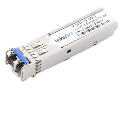Transceptor Óptico SFP / 1.25 Gbps / Monomodo 1310 nm / Alcance 3 km