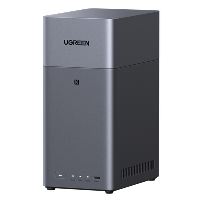 NAS de 2 Bahías / Procesador RK3576 / 4 GB DDR5 / HDMI 4K / USB-C 3.2