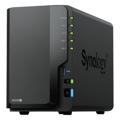 NAS de 2 Bahías / Rendimiento 282/217 MB/s / Conectividad 2.5GbE y 1G