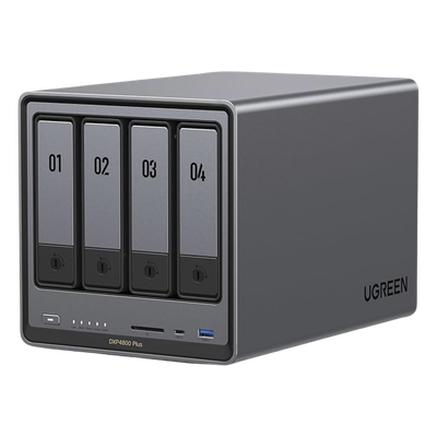 NAS 4 Bahías / Intel Pentium Gold 8505 5 Núcleos / 10GbE + 2.5GbE /