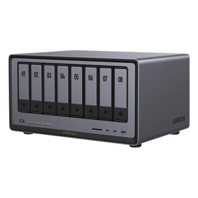 NAS Profesional / 8 Bahías SATA + 2 M.2 NVMe / Intel Core i5-1235U 10