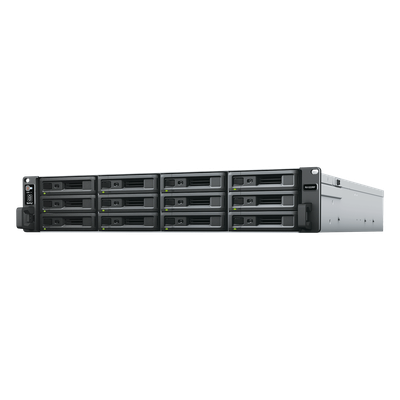 Unidad de Expansión NAS / 12 Bahías SATA / HDD SSD 3.5" o 2.5" / Fue