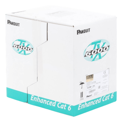 Bobina de Cable UTP / Cat 6A Mejorado / 23 AWG / 305 m (1000 pies) / 4