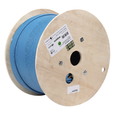 Bobina de Cable Blindado F/UTP / Cat6A / 4 Pares / 23 AWG / CMR Riser