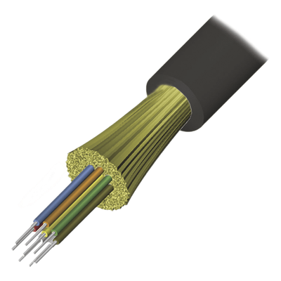 Cable de Fibra Óptica / 12 Hilos / Monomodo OS2 / Tight Buffer / Diel