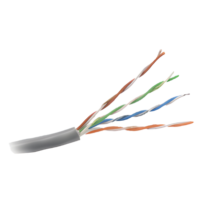 Bobina de Cable UTP Cat5e / 305 m (1000 ft) / Gris / 350 MHz / PVC con