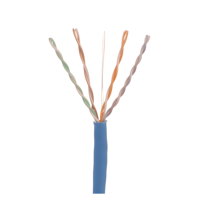 Bobina UTP / 1000 pies (305 m) / Cat 6 / 23 AWG / CMP Plenum / 4 pares
