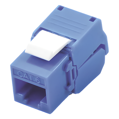 Módulo Jack Keystone / Cat6 / U/UTP / Toolless / Terminación 180° /