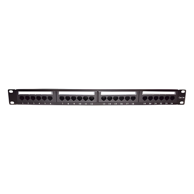 Panel de Parcheo de Impacto / 24 Puertos / Cat5e / 19 Pulgadas / 1U /