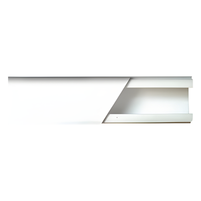 Canaleta PVC / 1 Vía / 20 x 17 mm / Tramo 2.5 m / Autoextinguible / R