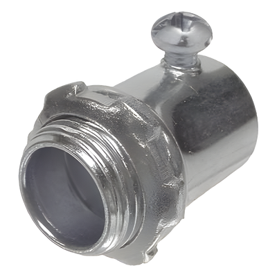 Conector para Pared Delgada / 1/2 in (13 mm) / Acero / Tornillo de Fij