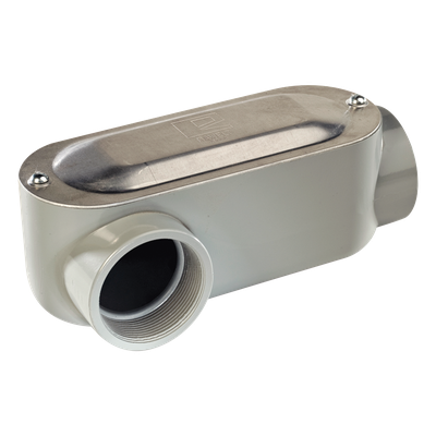 Caja de Registro Ovalada / Roscada LR / 3/4" (19.05 mm) / Aluminio Iny