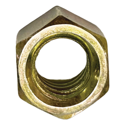 Tuerca Hexagonal / 3/8" (9.5 mm) / Acabado Tropicalizado Níquel-Cromo