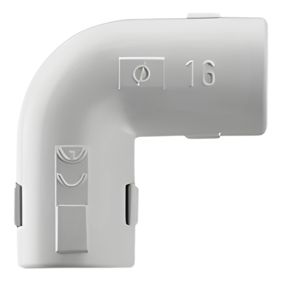 Accesorio para Tubería Rígida / Unión en L (Codo) / PVC Auto-exting