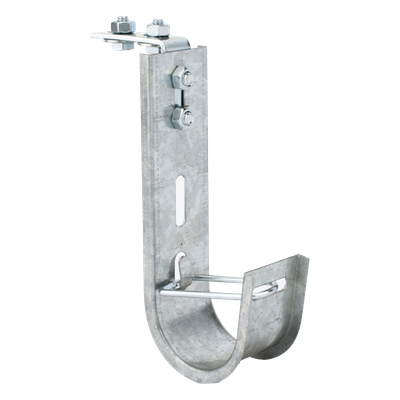 Soporte J-Hook para Cableado Estructurado / Capacidad 28 Cables Cat6 /