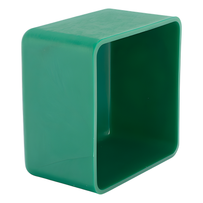 Remate Cuadrado para Unicanal / 4x4 pulgadas (10x10 cm) / PVC No Metá