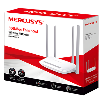Router Inalámbrico N / 300 Mbps / 2.4 GHz / 1 Puerto WAN 10/100 Mbps