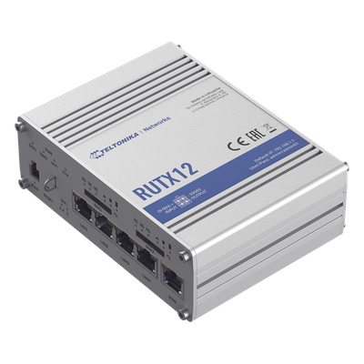 Router Industrial Dual LTE Cat 6 / 600 Mbps / 5 Puertos Gigabit / WiFi