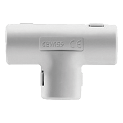 Unión en T para Tubería Rígida / 25 mm / PVC Auto-extinguible / Lib
