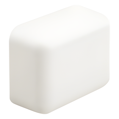Tapa Final para Canaleta / LD3 / ABS / Blanco Mate / UL94V-0 / FT4 / 0