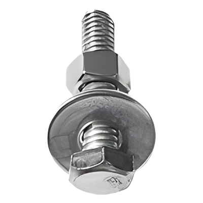 Tornillo Hexagonal / 1/4" x 3" / Acabado Electro Zinc / Uso Industrial